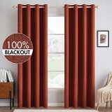 MIULEE 2x 140×245cm zatemnitvene zavese z obročki v videzu lana | Shoptok.si