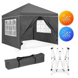 Multi Garden baštenski šator/paviljon 3×3 m, automatski rasklopiv, sa 4 bočne stranice crni – | Eponuda.com