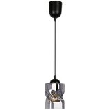 Candellux Lighting Crno viseće svjetlo sa staklenim sjenilom ø 10 cm Felis - Cijene