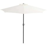  Senčnik z aluminijastim drogom 270x144 cm peščen, (20609732) | Shoptok.si