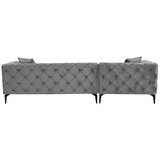 Atelier Del Sofa ugaona garnitura como eco left anthracite black