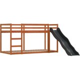 vidaXL krevet na kat s toboganom i zavjesama ružičasti 90 x 200 cm | shoptok.hr