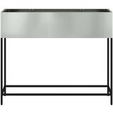  Povišeni Vrtni Planter Srebrno 100 x 26 x 82 cm Cinkani čelik | shoptok.hr