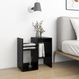  Noćni ormarići 2 kom crni 50 x 30 x 51,5 cm konstruirano drvo | shoptok.hr