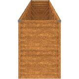 vidaXL Vrtna visoka greda 578x50x69 cm corten jeklo | Shoptok.si