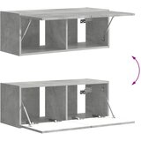  Set TV komoda Zidne 6 pcs Betonski sivi Konstruirano drvo | shoptok.hr