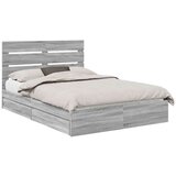  Postelja s shranjevanjem z vzglavjem Siva Sonoma 150 x 200 cm, (5000106667) | Shoptok.si