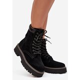 Big Star Suede women s work boots laced | Shoptok.si