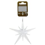  božićne kuglice zvijezda (promjer: 11 cm, bijela) | shoptok.hr
