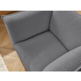 Bobochic Paris Tamno siva fotelja od bouclé tkanine Giorgia – | shoptok.hr