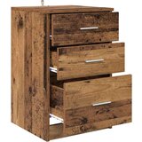 vidaXL Noćni ormar Staro drvo 40 x 40 x 63 cm Konstruirano drvo | shoptok.hr