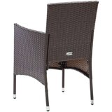  Vrtna jedilna garnitura 3-delna rjava, (20703802) | Shoptok.si