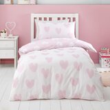 Catherine Lansfield Flanelska dječja posteljina za krevet za jednu osobu 135x200 cm Hearts – | shoptok.hr