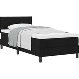  s opruga kutije s uzglavljem Crna 90 x 200 cm tkanina | shoptok.hr