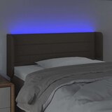  Posteljno vzglavje taupe 83x16x78/88 cm blago | Shoptok.si
