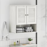vidaXL Osenčen omarica za kopalnico Bela 67,5 x 34 x 71,5 cm u