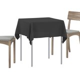  Tkanina za stol Četvrtasti Tamnosiva 90 x 90 cm | shoptok.hr