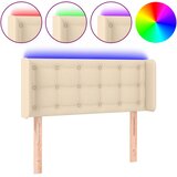  LED uzglavlje krem 83x16x78/88 cm od tkanine | shoptok.hr
