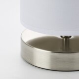 Brilliant Stona lampa CLARIE 1xE14/40W/230V mat hrom/bela | Eponuda.com