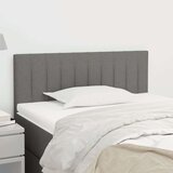  Uzglavlje tamnosivo 80 x 5 x 78/88 cm od tkanine | shoptok.hr
