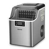  3.2 L aparat za pravljenje ledenih kock, gornji ulazni otvor, dim. 25 x 36 x 38 cm (srebrni) | shoptok.hr
