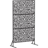  Zaslon za privatnost 100 x 50 x 180 cm Čelik Crna | shoptok.hr