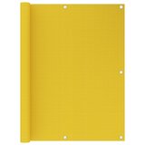 vidaXL Balkonsko platno rumeno 120x600 cm HDPE Cene