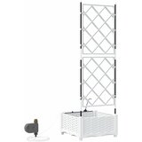  Vrtna saksija Bijeli 40 x 40 x 126 cm Plastika | shoptok.hr