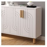 Hanah home Rodney konzolni sto, 120x73,6x29,6 cm, Bijela | Eponuda.ba