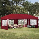  Rastezljivi šator za zabave 575 x 289 x 245 cm Tamno crvena | shoptok.hr