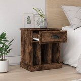  Noćni ormarići 2 kom boja dimljenog hrasta 43x36x50 cm | shoptok.hr