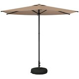 vidaXL Vrtni dežnik 270 x 270 cm Poliester Pravokotna Taupe, (5000252699) | Shoptok.si