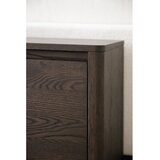 Rowico Komoda v hrastovem dekorju v temni naravni barvi 180x50x40 cm Melstone – | Shoptok.si