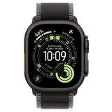 watch ultra 3 cellular 49mm black titanium case with black/charcoal trail loop - s/m (mf1d4se/a)