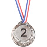 Silver Medal Second Place Prize Trophy Zinc 6.5cm | shoptok.hr