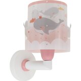 Dalber 61179S - Dečije zidno svetlo WHALE DREAMS 1xE27/15W/230V ružičasta | Eponuda.com