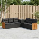  Set sofe 7 kom. Crna 118 x 62 x 69 cm Poli Rattan i čelik | Shoptok.si