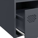 vidaXL Visoka komoda antracit 35x39x103,5 cm od čelika | shoptok.hr