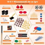 Sportivo 10u1 multifunkcionalni sto za igre Slike
