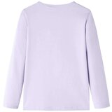  Dječja majica dugih rukava svjetloljubičasta 128 | shoptok.hr