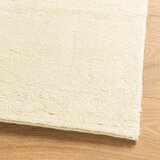  Tepih HUARTE kratkih vlakana mekani i perivi krem 160 x 160 cm | shoptok.hr