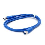  Kabl za štampač USB 3.0 Tip A na USB Tip B, 1.5m, Plavi | Eponuda.com