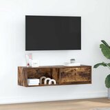 vidaXL TV omarica dimljeni hrast 100x31x25,5 cm inženirski les Cene