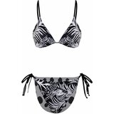 Trendyol Floral Patterned Triangle Reversible Bikini Set Cene