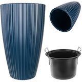 KADAX Cvetlični lonec 30 cm pokrov z vložkom plastični cvetlični lonec granatno jabolko, (5000353197) Slike
