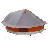 Tipi šator s krovom Siva i narančasta 700 x 700 x 395 cm | shoptok.hr