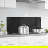 vidaXL kuhinjski zaštita crna 100 x 40 x 0.8 cm Cijene