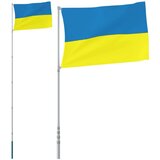  Ukrajinska zastava i jarbol 5 55 m aluminijski | shoptok.hr