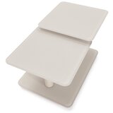 Marckeric Kremno bela steklena klubska mizica 54x115 cm Elvi – | Shoptok.si