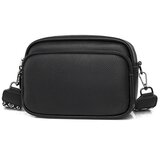 INF Ženske torbe za čez ramo, torba z nastavljivim trakom iz PU usnja Black, (21749957) | Shoptok.si